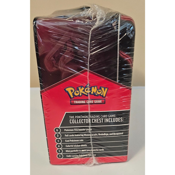 Pokemon Trading Card Games 2023 Fall Collector Treasure Chest 6 Booster Packs - Picture 4 of 4